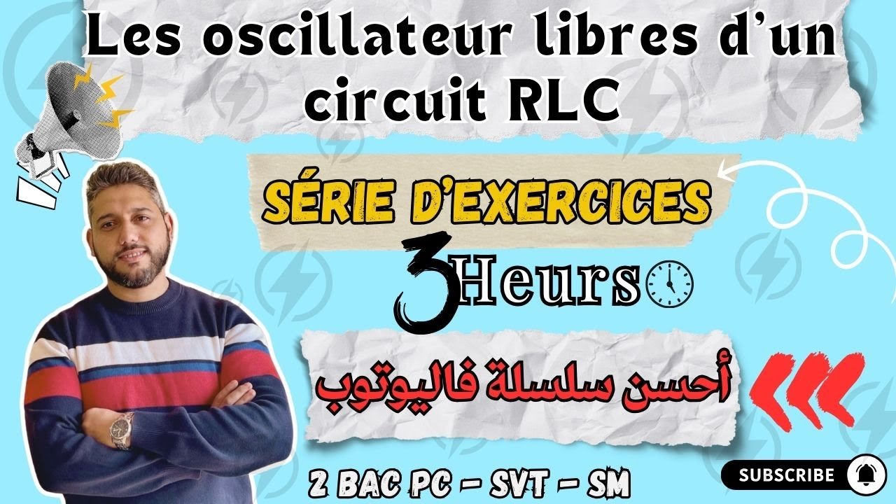 Séries d’exercices - RLC libre - 2 BAC BIOF - Prof Mouslim