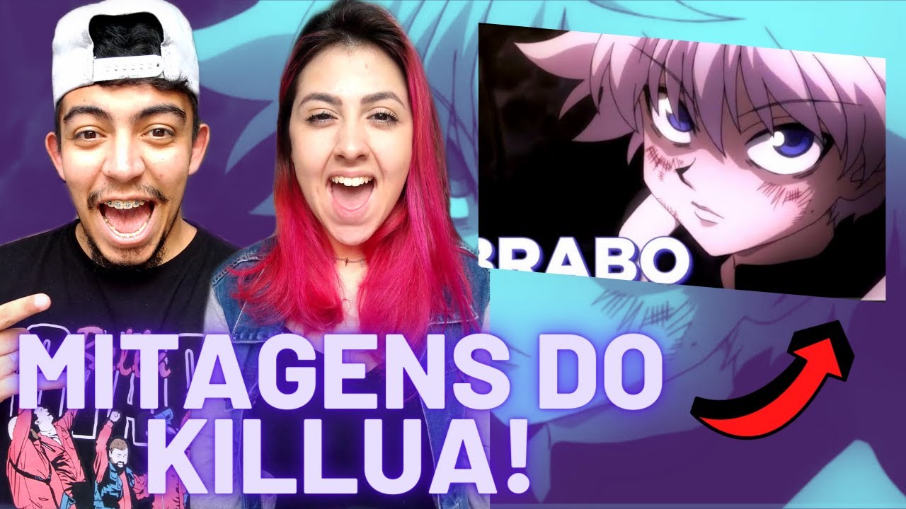 REACT EM CASAL - AS VERDADEIRAS MITAGENS DO KILLUA (KILLUA) CASALZINHO