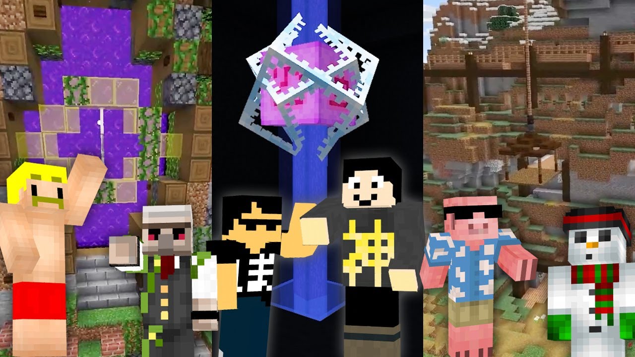 ロマン建築選手権！かっこいい秘密基地を作れるのはどのチーム？【マイクラ】