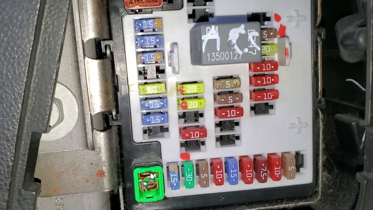 2012 Chevy Equinox Blower Motor Fuses