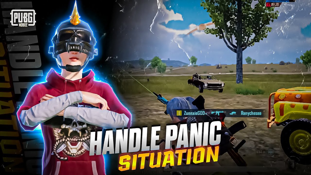 HANDLE PANIC SITUATION WHEN FULL SQUAD PUSH ME 🔥 IPHONE XR | PUBG Mobile