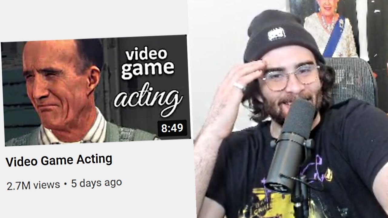 Hasanabi Reacts To Video Game Acting | videogamedunkey