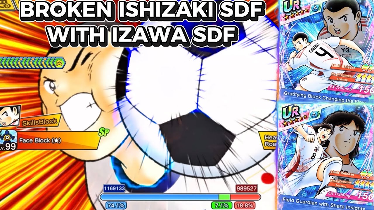 BROKEN! REVIEW ISHIZAKI & IZAWA SDF. RISING SUN META STRONG. CAPTAIN TSUBASA DREAM TEAM 8th Anniv