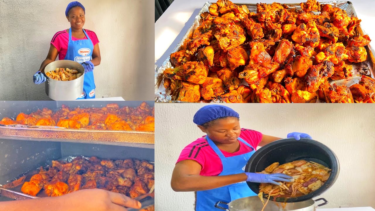Small chops Chicken Preparation/ How To Grill Chicken For Party