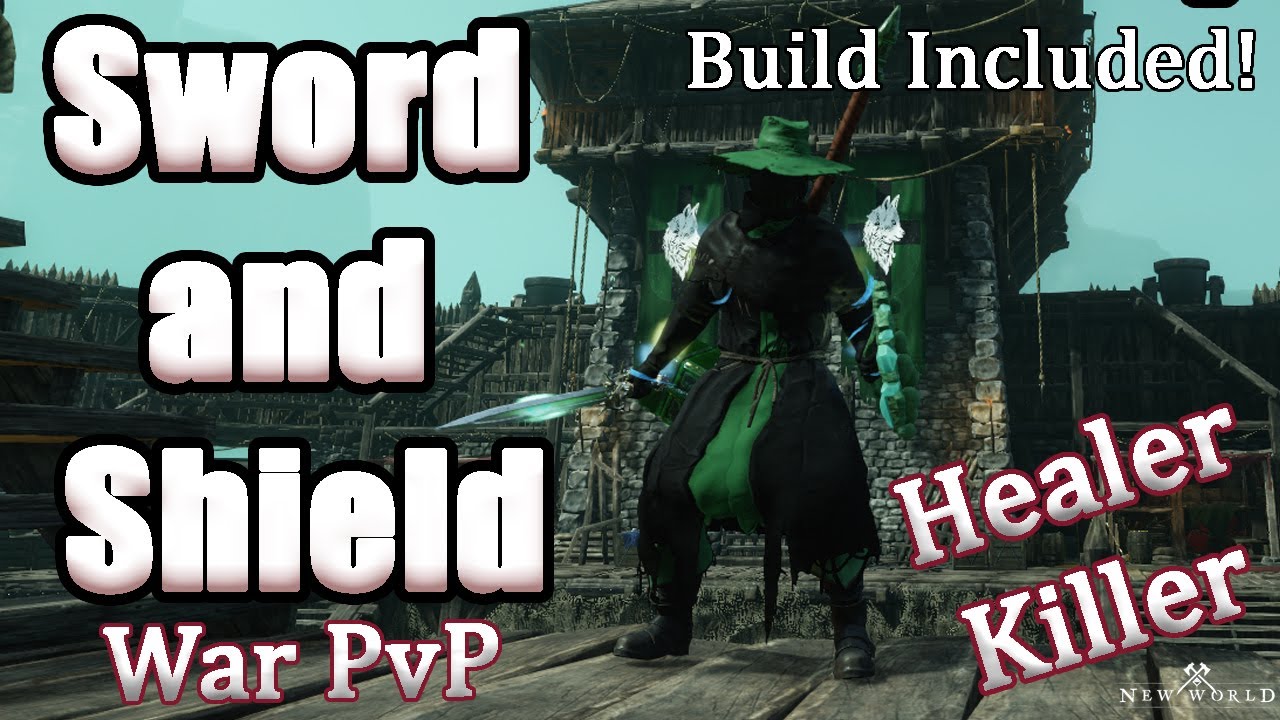 New World - Sword and Shield Light Armor War PvP - RIP Healers