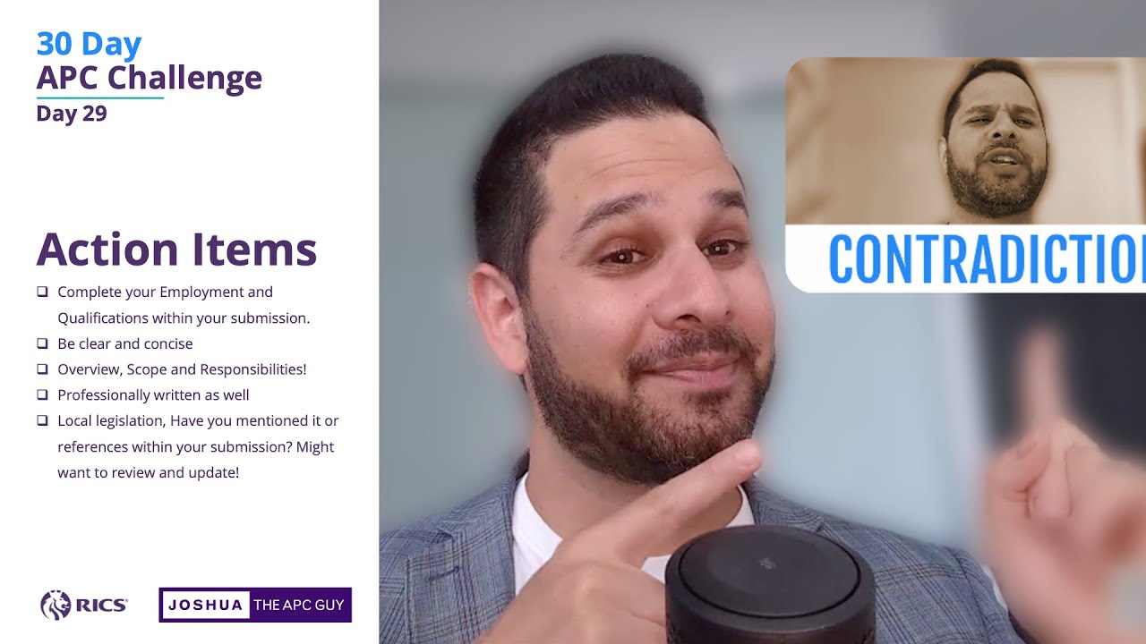 RICS 30 Day Challenge - Day 30 Employment and Assessors