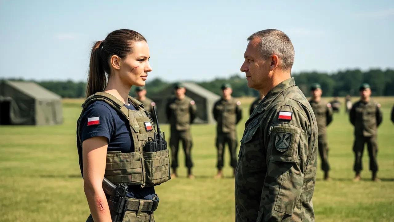 Wszyscy myśleli, że to amatorka dopóki oficer z elitarnej jednostki oddał jej wojskowy salut
