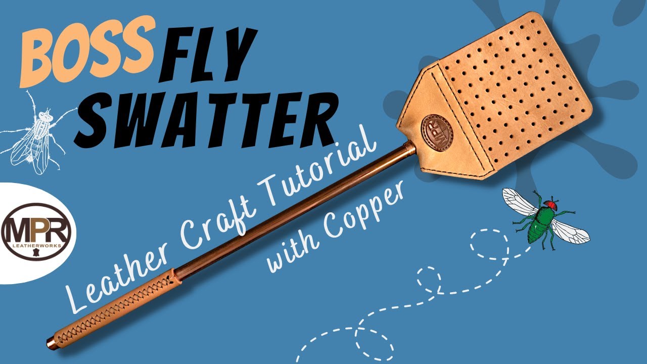 How to make a Leather Fly Swatter | MPR Leatherworks