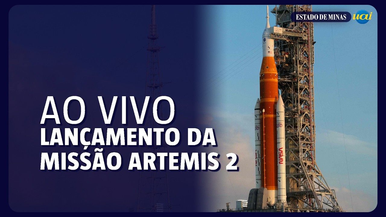 AO VIVO: acompanhe o lan&ccedil;amento da miss&atilde;o Artemis 2, rumo &agrave; Lua