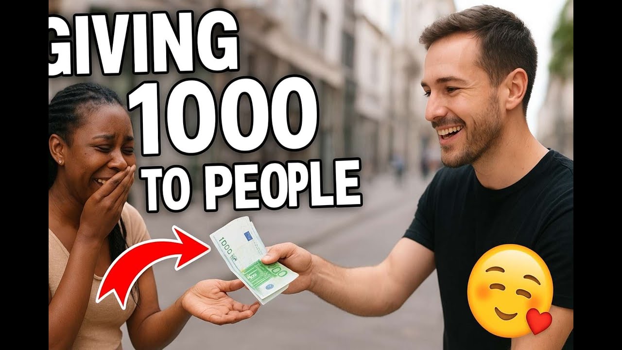 Giving €1000 to People on the Streets ❤️💸 | Life-Changing Reactions