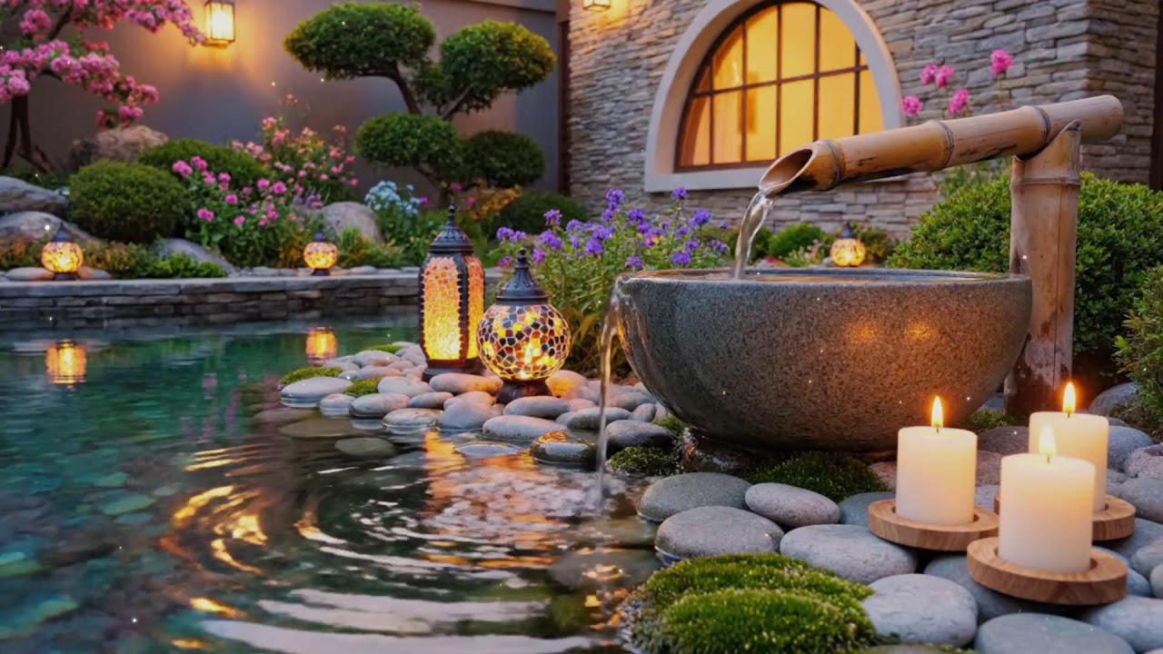 Relaxing Piano with Nature Water 🌿 Soothing Stress, Healing Mood & Inner Peace