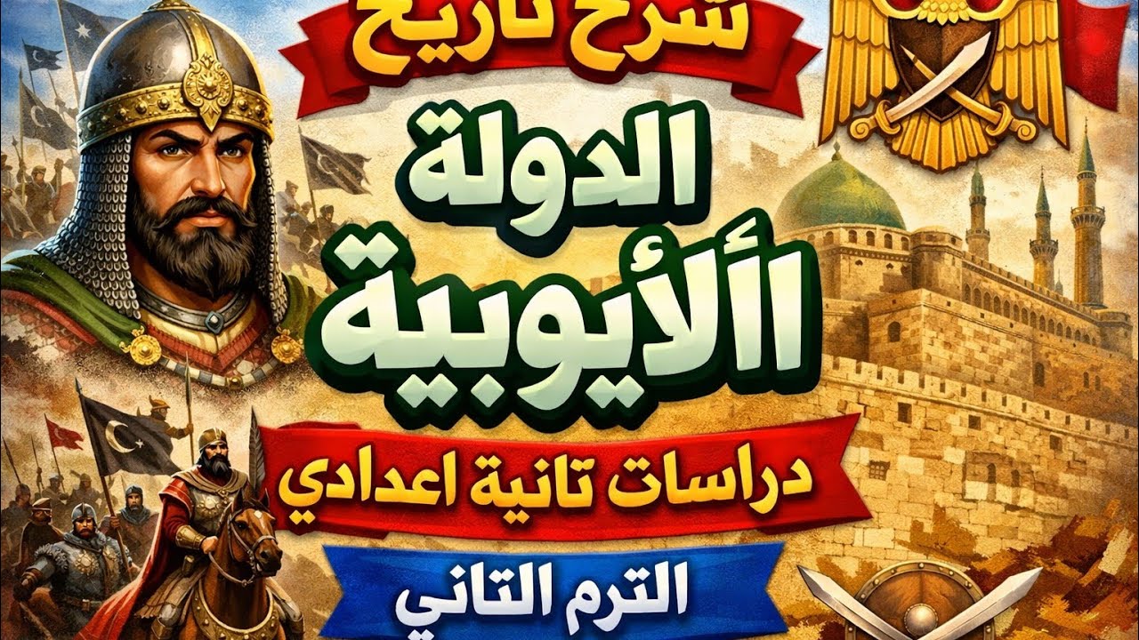 #حل اسئلة_الدرس الثالث_دراسات_الصف الثاني الاعدادي_الترم التاني