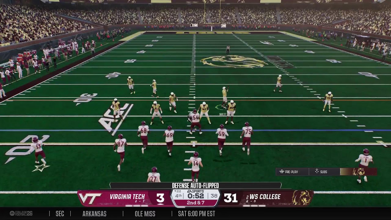 S5: 2 Star Week 9 NCAA26