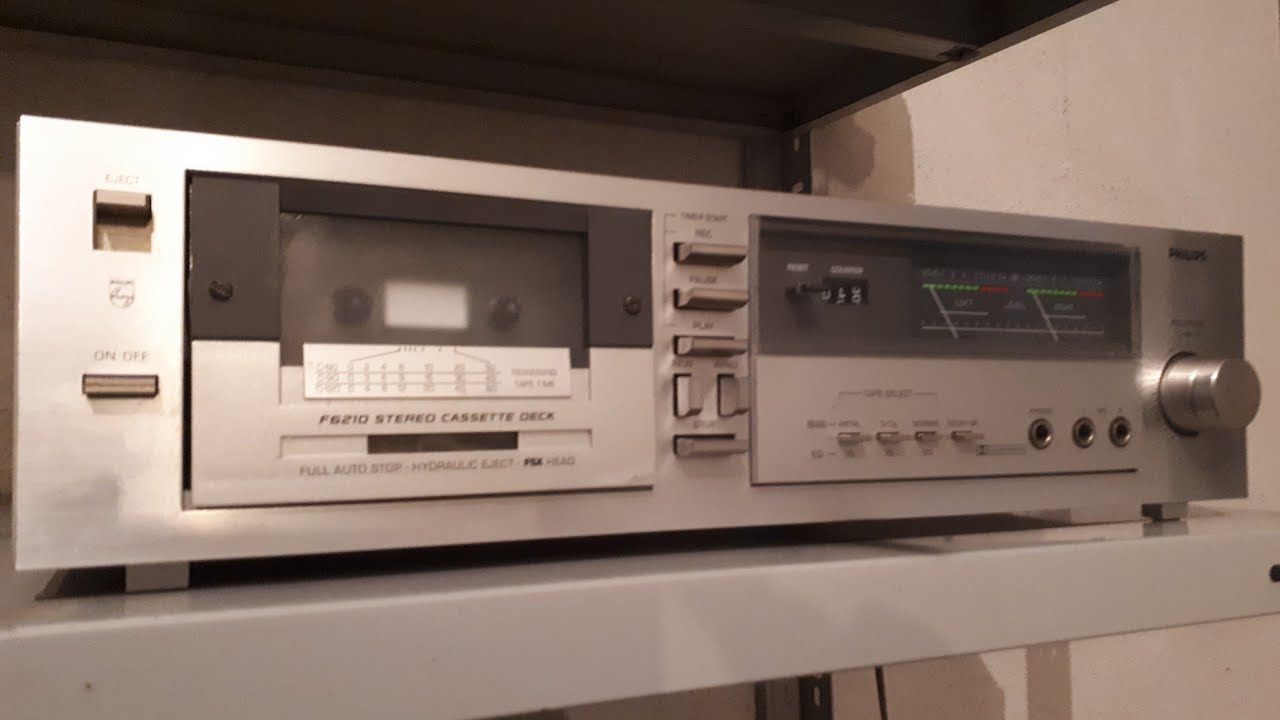 RIPARAZIONE PHILIPS F6112 cassette deck RESTORATION