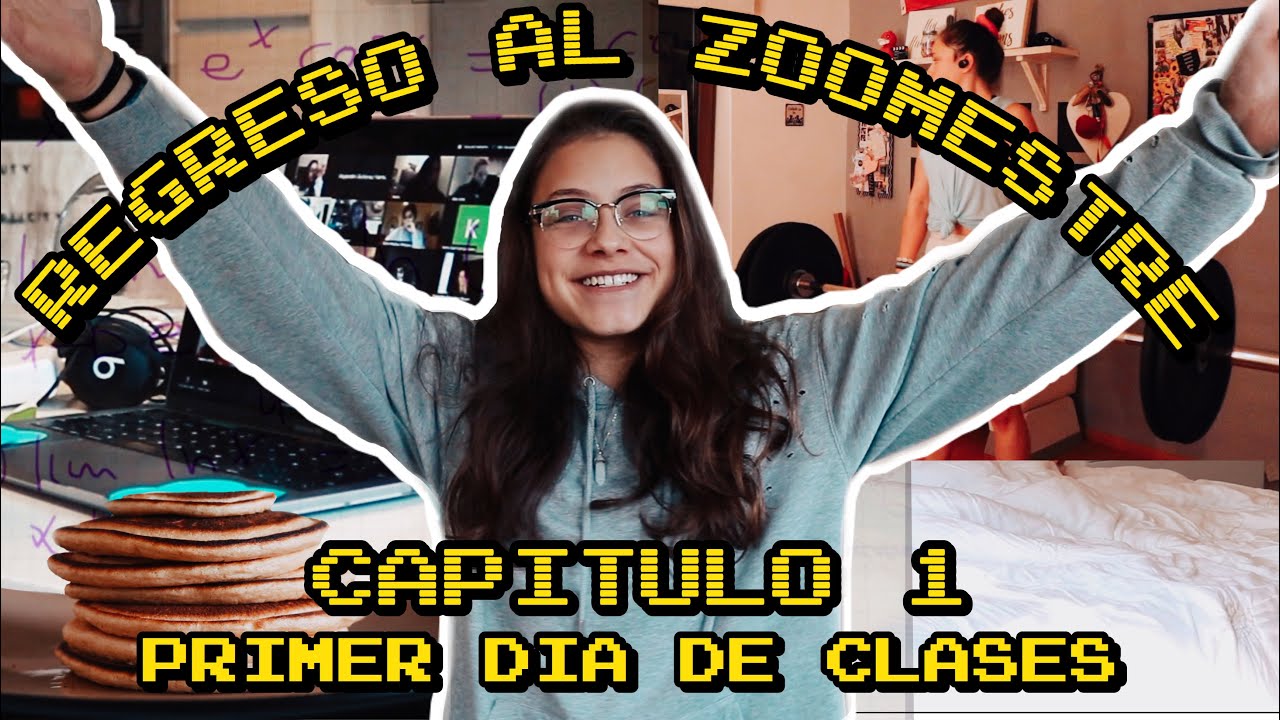 Regreso al Zoomestre #1 -  Vlog Un Día conmigo - Primer Día de clases.. en línea :)) || Ana Díaz