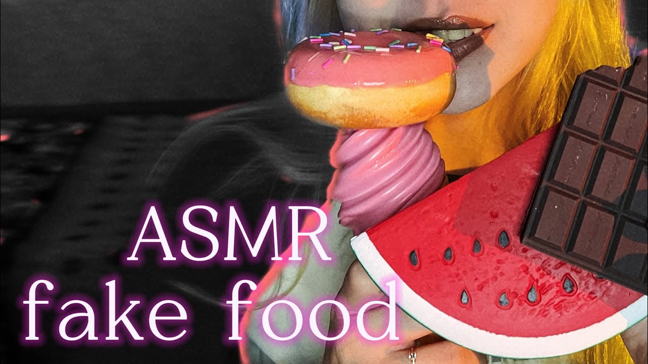 ASMR fake food | #asmrminuha #asmr
