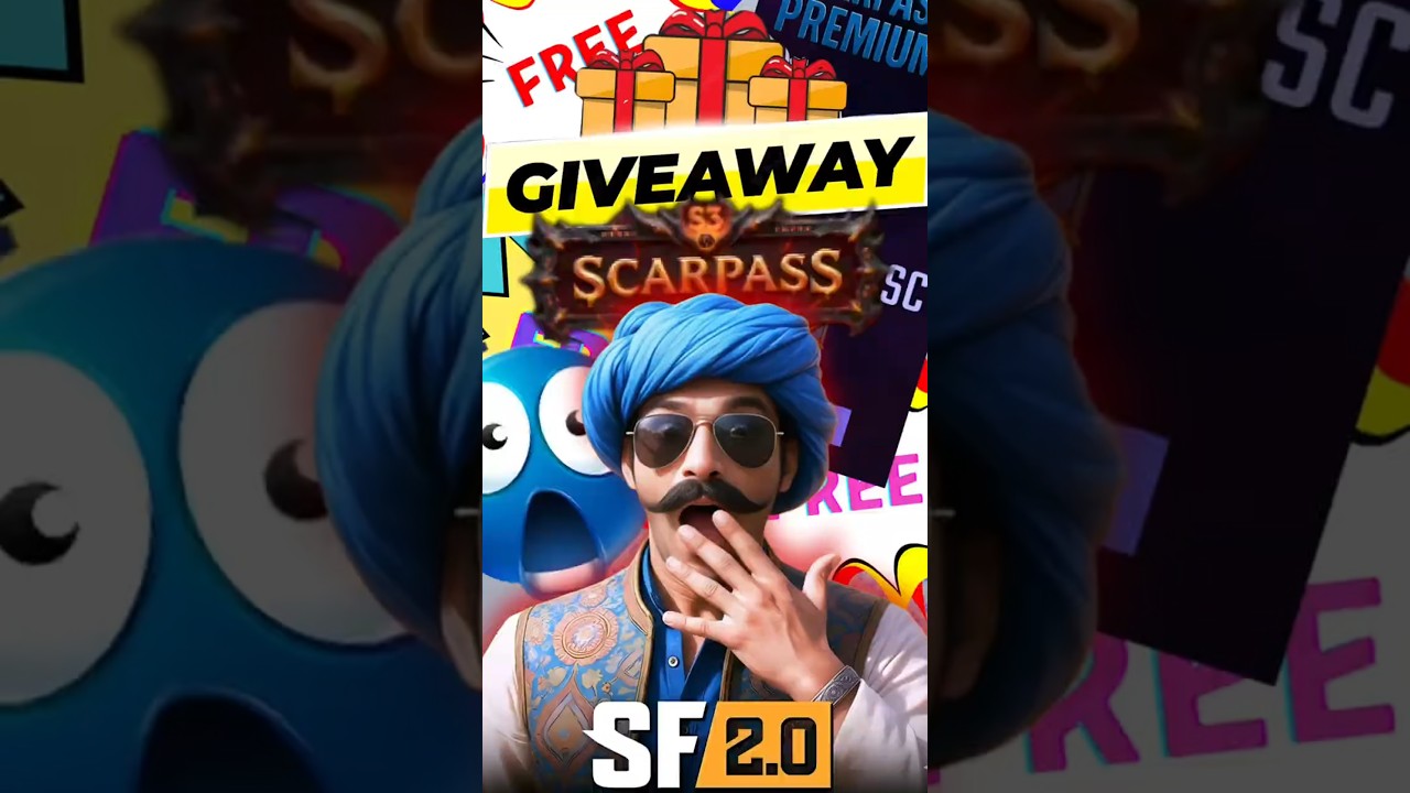 FREE Scarpass S3 Giveaway 😱🔥 | Scarfall 2.0 #shorts