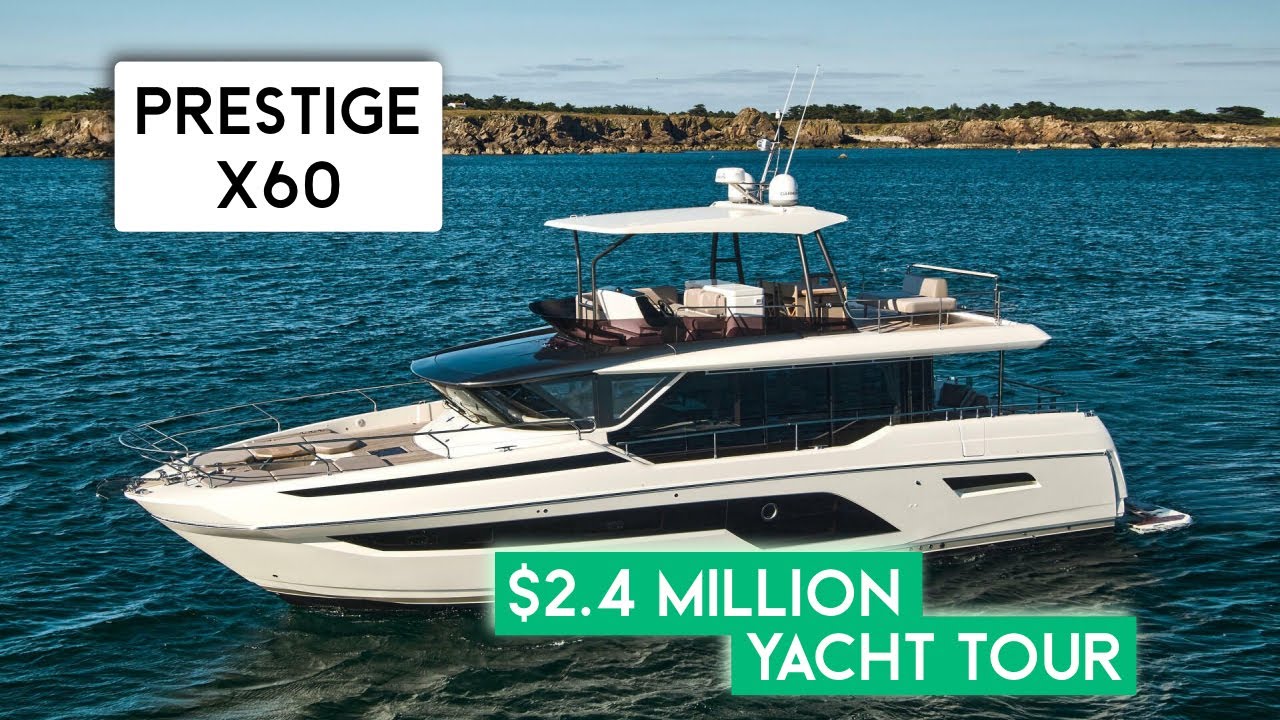 $2.4M - 2024 Prestige X60 Luxury Yacht Walkthrough