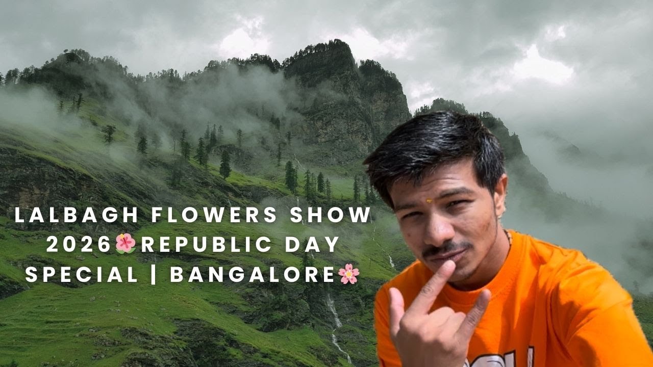 Lalbagh Flowers Show 2026🌺 | Republic Day Special | Bangalore 🌸