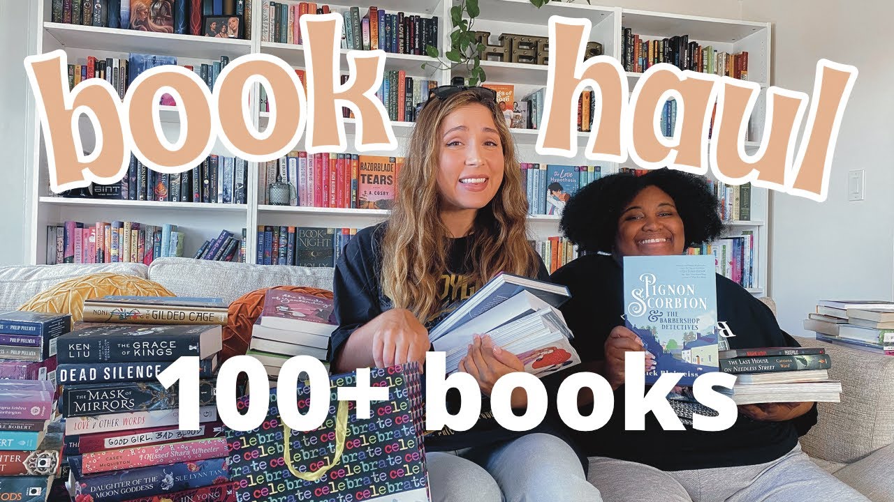 HUGE BOOK HAUL | 100+ BOOKS | ending summer with chaos 🔥