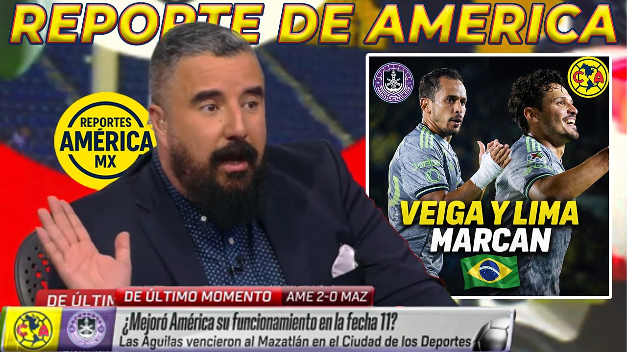 América DESTRUYE 2-0 a Mazatlán con Goles de Veiga y Lima | Análisis Completo del Partido