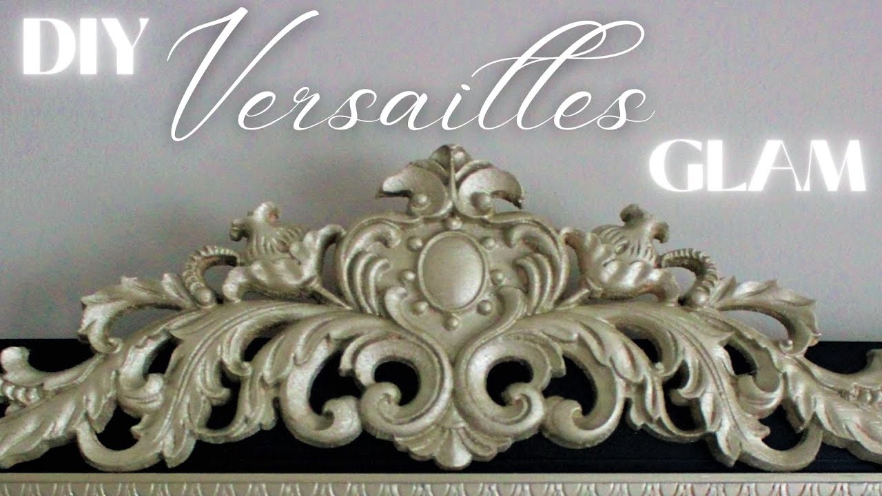 🌹TURN A PLAIN BLACK FRAME TO A BAROQUE-STYLE ELEGANT PIECE OF WALL ART | VERSAILLES STYLE