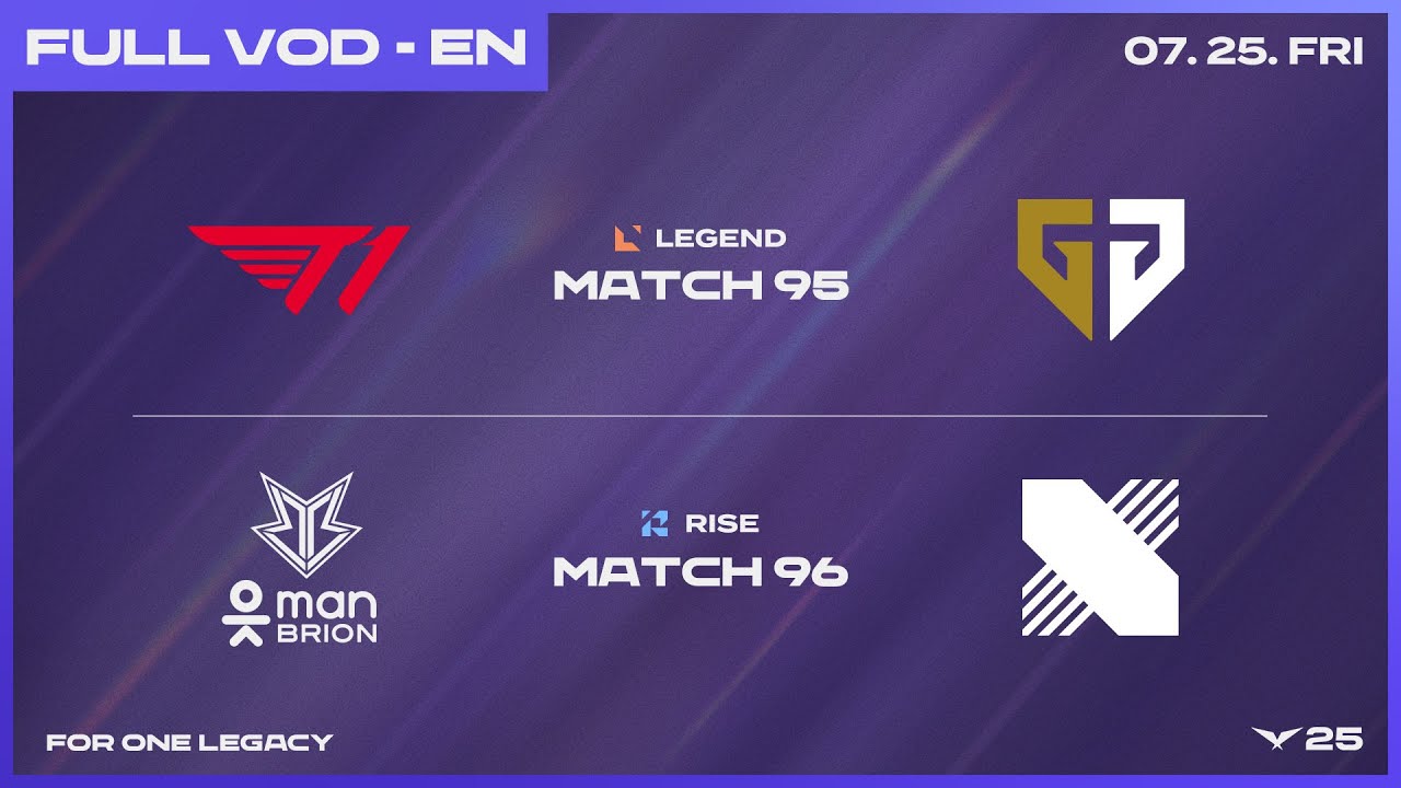 T1 vs GEN - BRO vs DRX | 2025 LCK