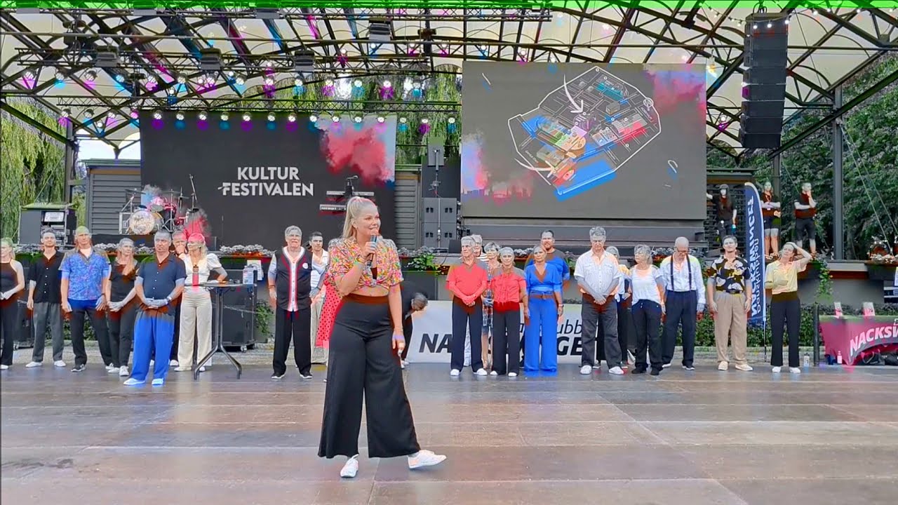 Nackswinget . Buggshow - Kulturfestivalen Kungsträdgården Stockholm 14 aug. 2025