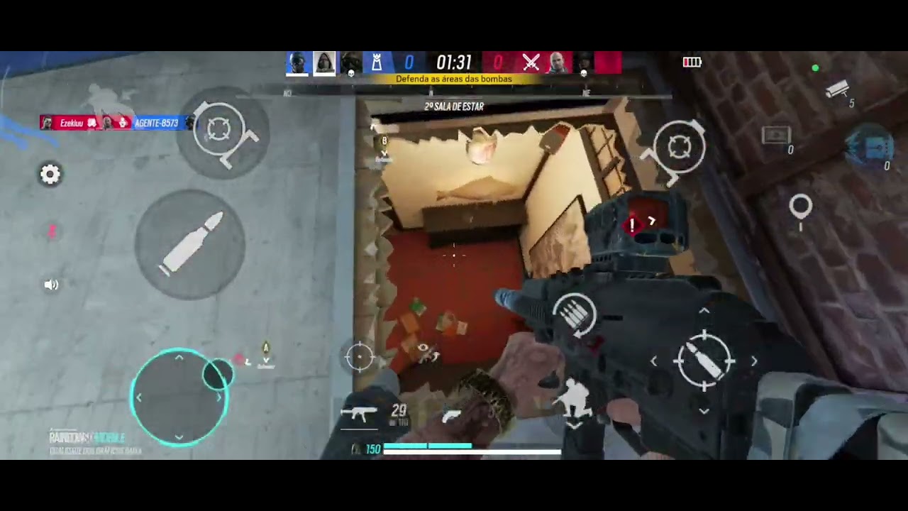 NOVO MODO BANQUETE 3V3 E AI BORA JOGAR RAINBOW SIX MOBILE 