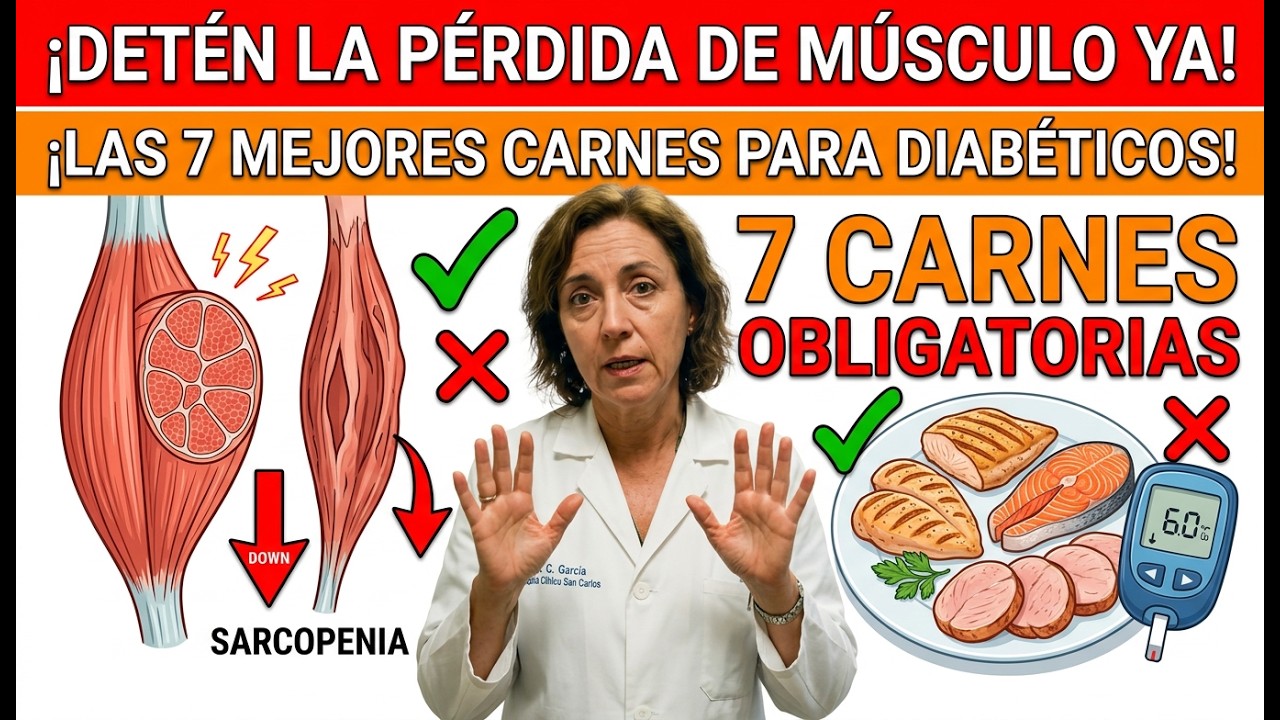 ¿Diabetes? 7 Carnes con IG CERO que SALVARÁN tu Musculatura (Míralo antes de comer)