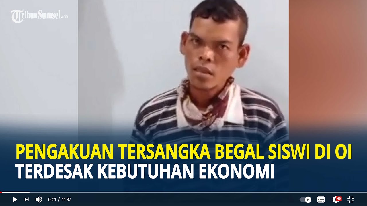 Pengakuan Tersangka Begal Siswi di Ogan Ilir