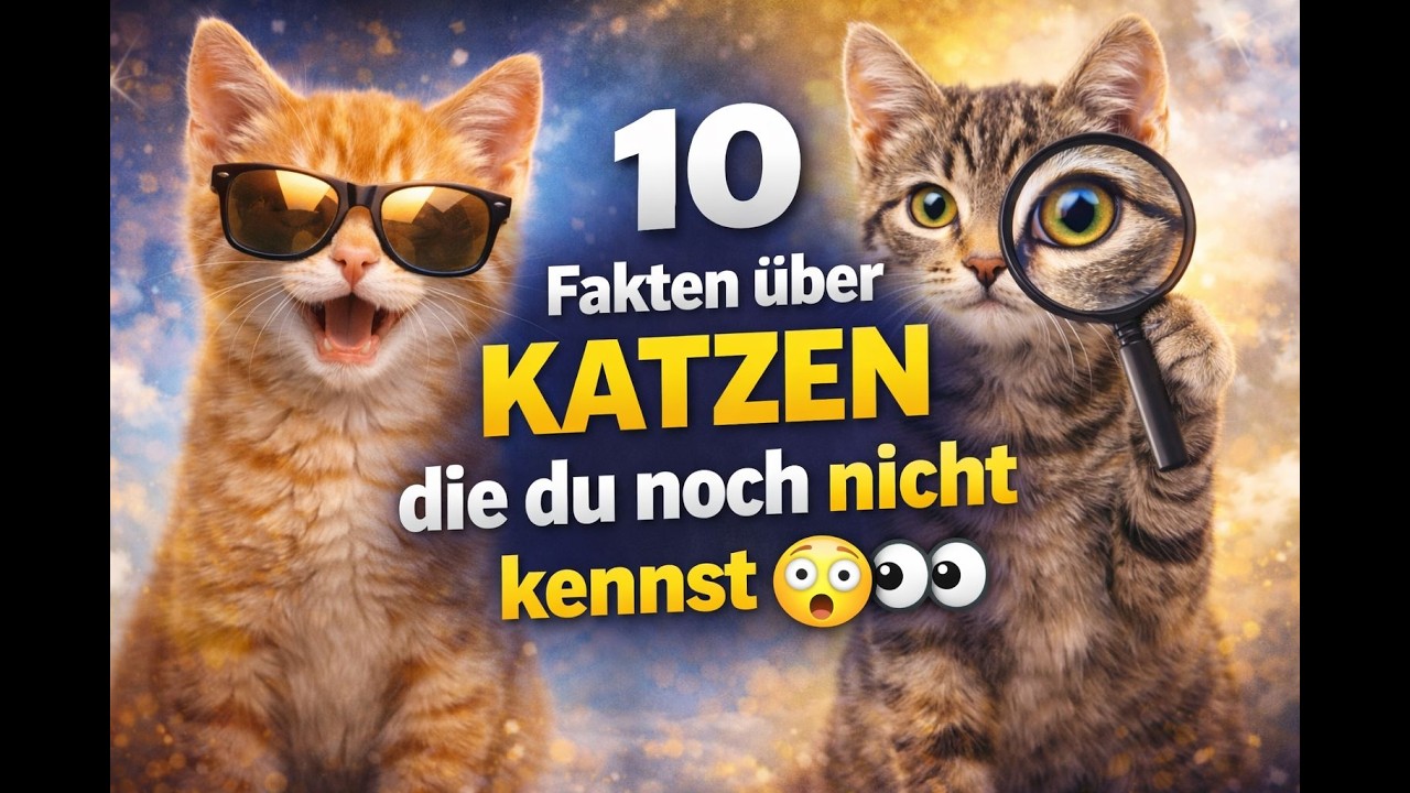 10 Fakten über Katzen, die dich überraschen werden 😳