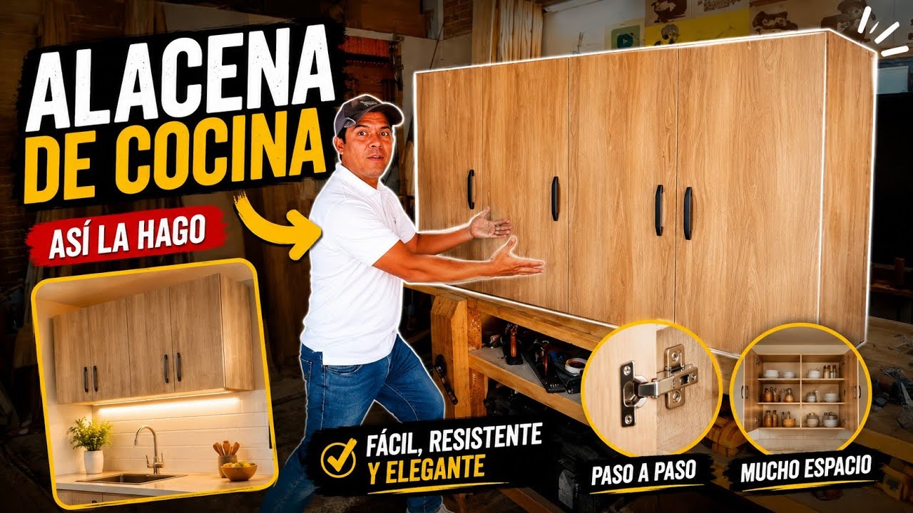 Gabinete de Cocina alacena de Melamina #elmueblemoderno