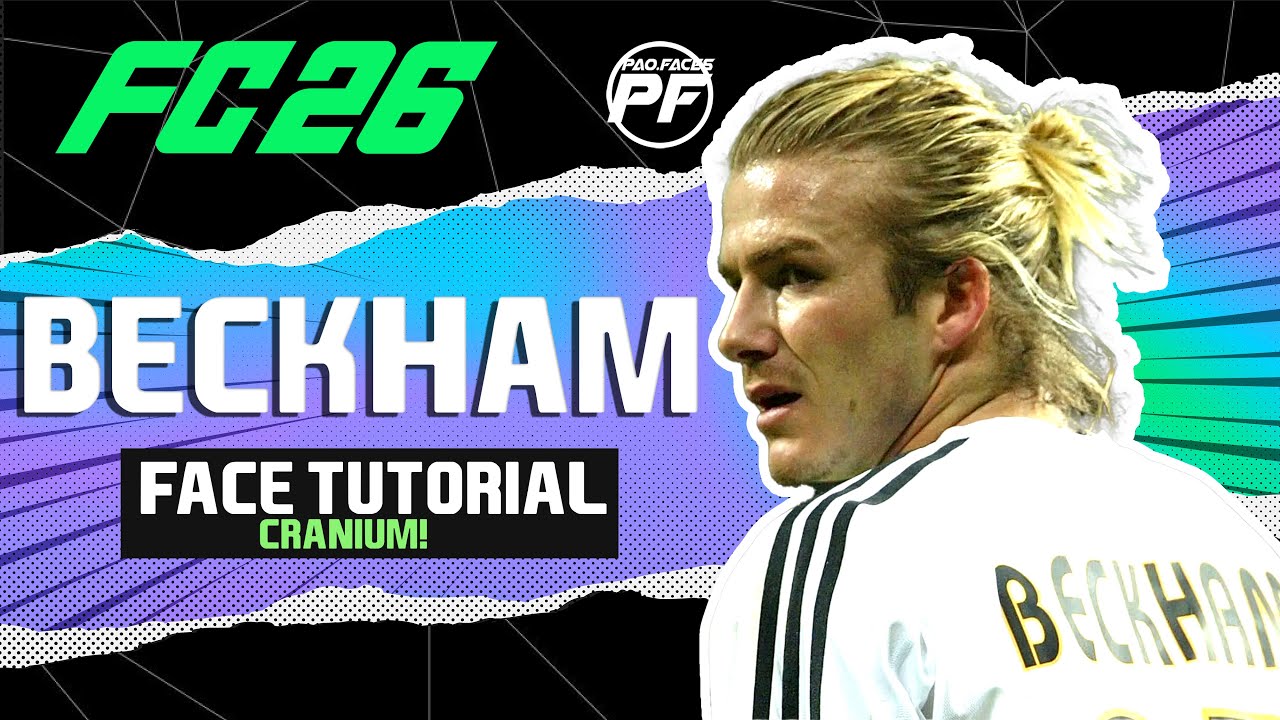 Как создать лицо Дэвида Бекхэма в EA FC 26. Создание лица в Pro Clubs. Режим карьеры. Похожий на ...