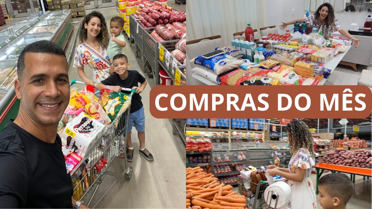VLOGANDO NOSSAS COMPRAS NO ATACADÃO + QUANTO FICOU TUDO