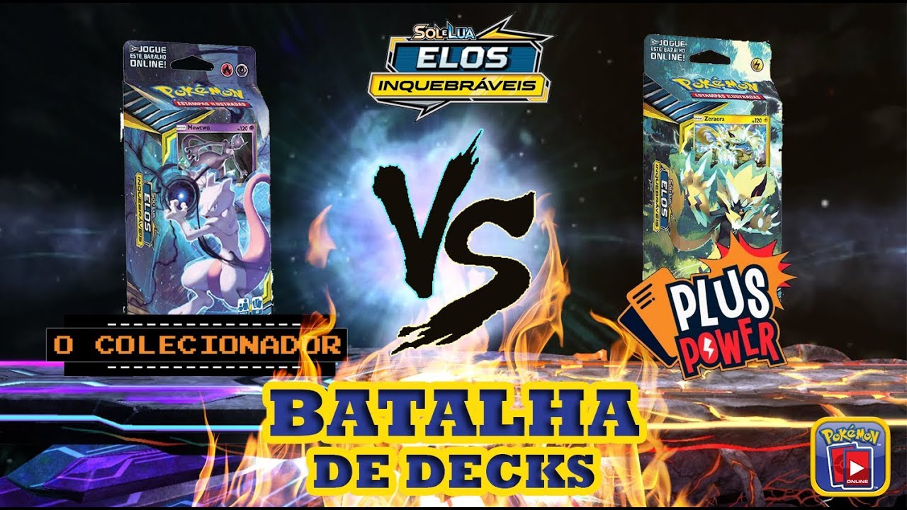 BATALHA de Decks - O Colecionador vs Alex (Canal PlusPower) - Pokemon TCG - Decks Elos Inquebraveis
