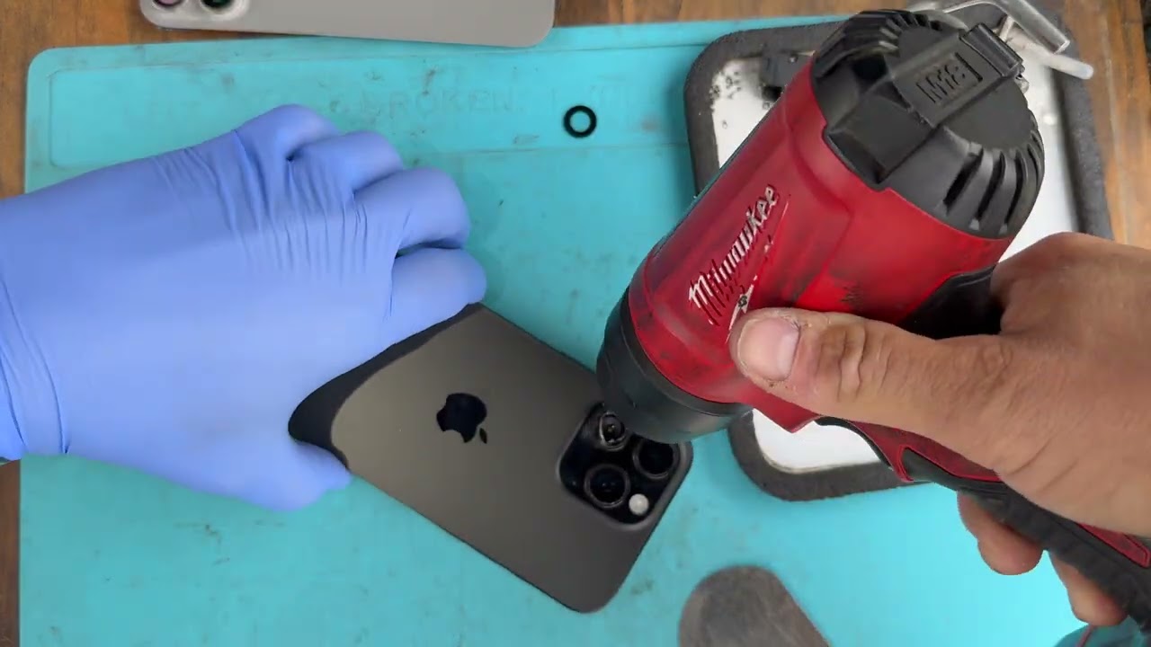 Замена камеры и объектива iPhone 16 Pro — ремонт своими руками — ничего не упущено