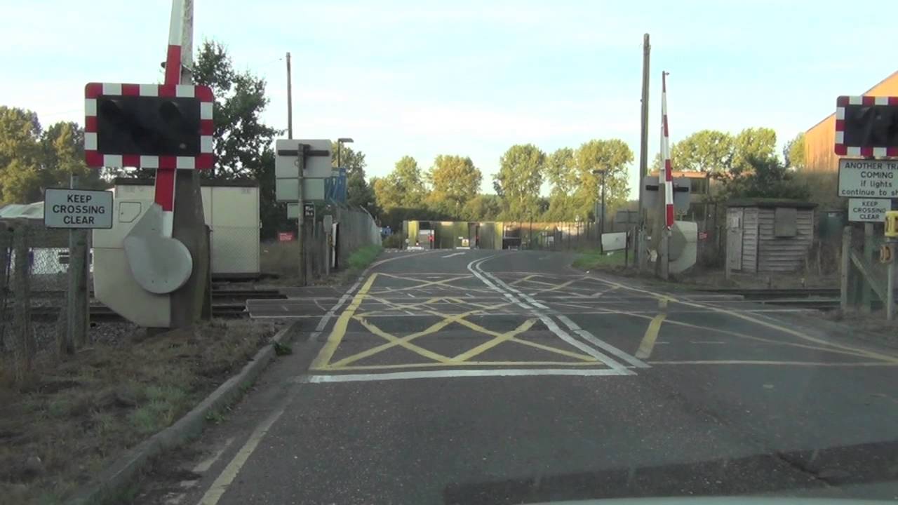 Thetford Power Station Level Crossing