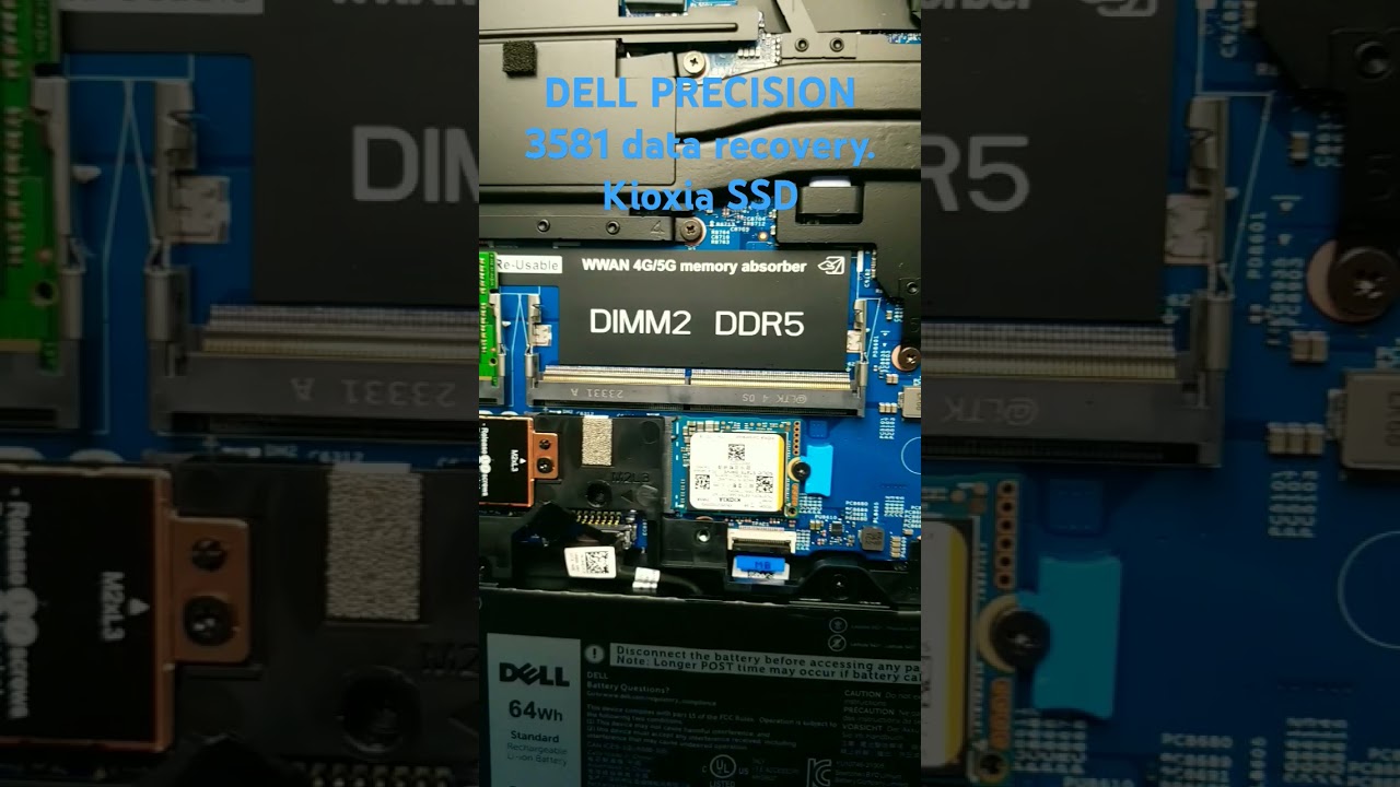 #Dell #Precision #datarecovery (#KioxiaSSD) @qubexdatarecovery
