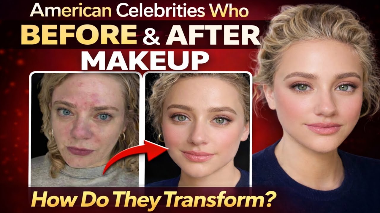 American Celebrities Before and After Makeup 😱 Shocking Transformations 2026