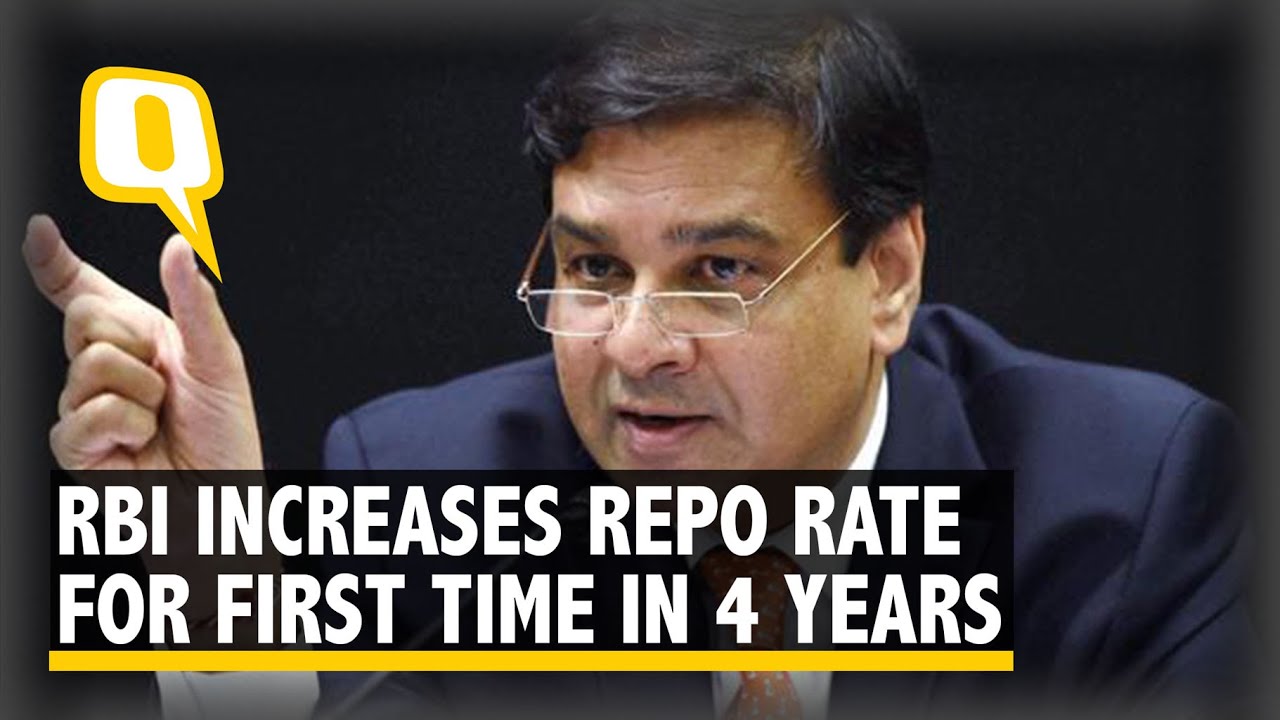 RBI Hikes Repo Rate by 25 bps to 6.25% For First Time in 4 Yrs