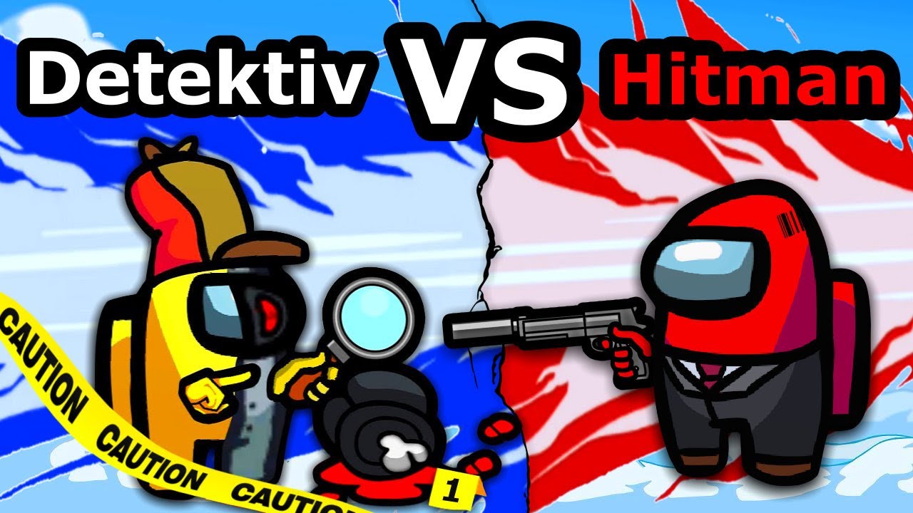 Detektiv VS Hitman 🕵️‍♂️👥 SOUBOJ NOVÝCH ROLÍ V AMONG US
