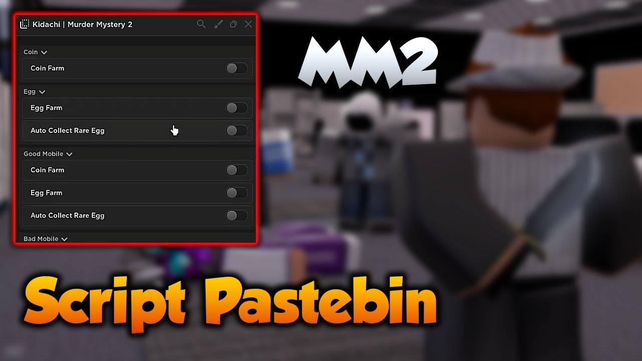 Murder Mystery 2 Script Pastebin (NEW) | MM2 AutoFarm Script Hack/GUI