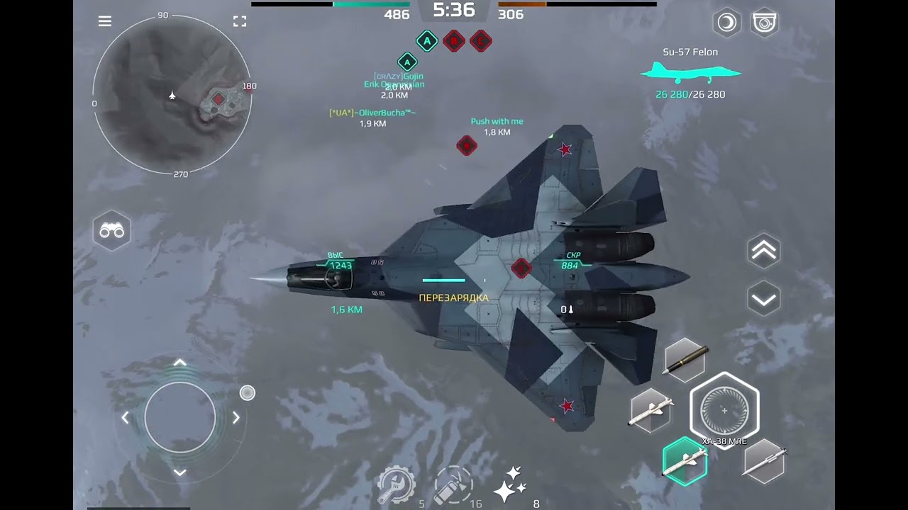 Этот Su-57 Felon просто имба в MWT: TANK BATTLES