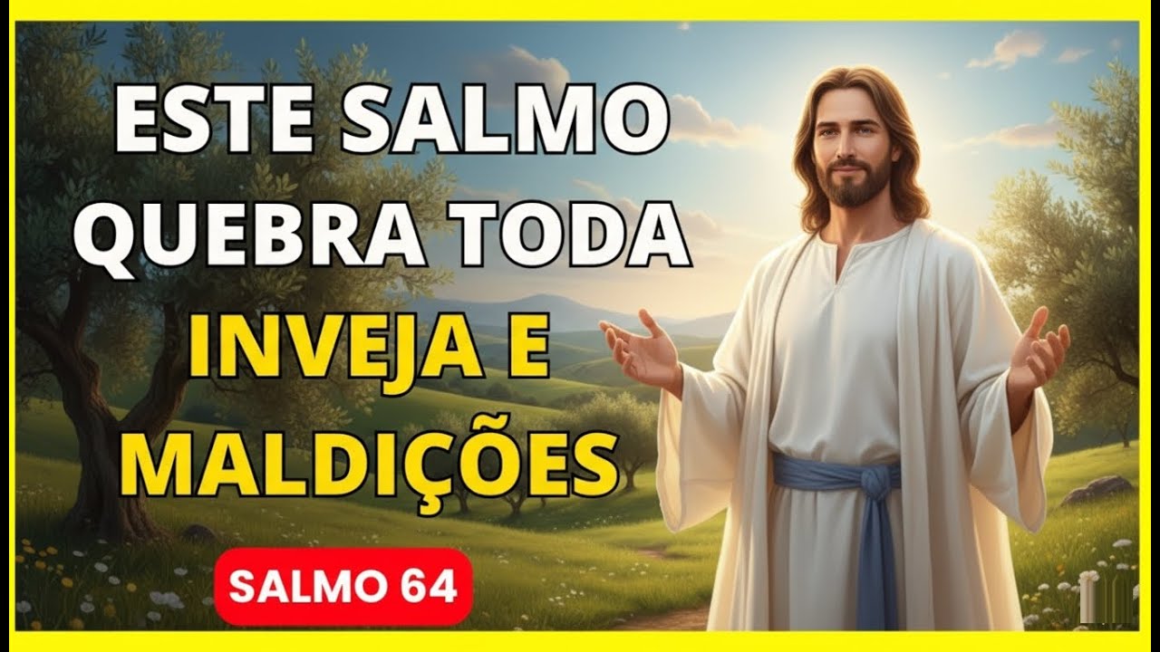 SALMO PARA QUEBRAR MALDIÇÃO HEREDITÁRIA, OLHO GORDO E INVEJA - ORAÇÃO DE LIBERTAÇÃO PODEROSA