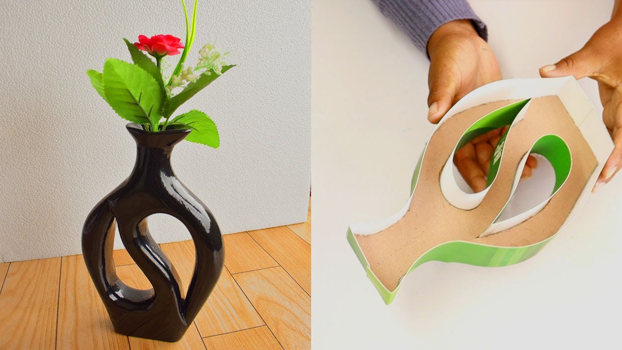 DIY-Bazo Decorativo De Yeso y Papel Muy Facil