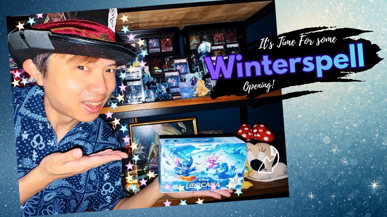 Disney Lorcana Winterspell Unboxing! ❄️ Trove + Booster Box Opening 🔥