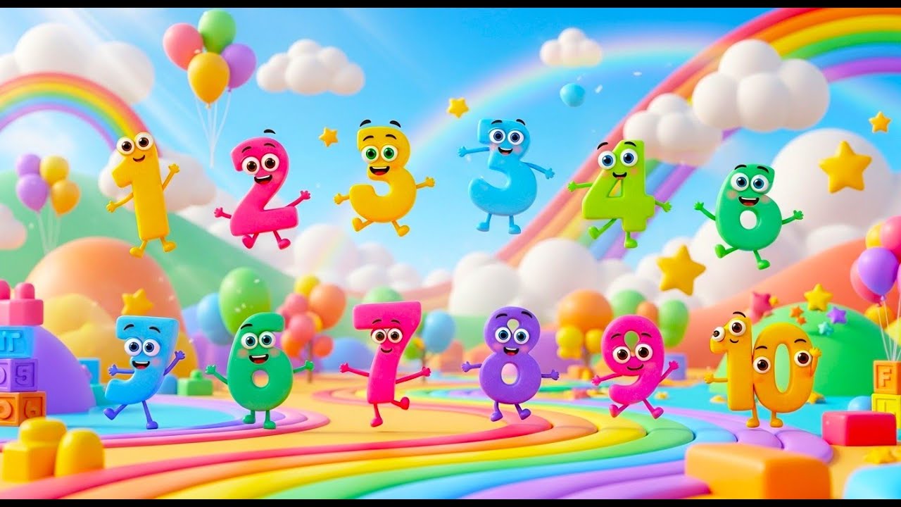 Numbers Song 1 to 20 | Counting for Toddlers | Fun Number Learning Nursery Rhyme