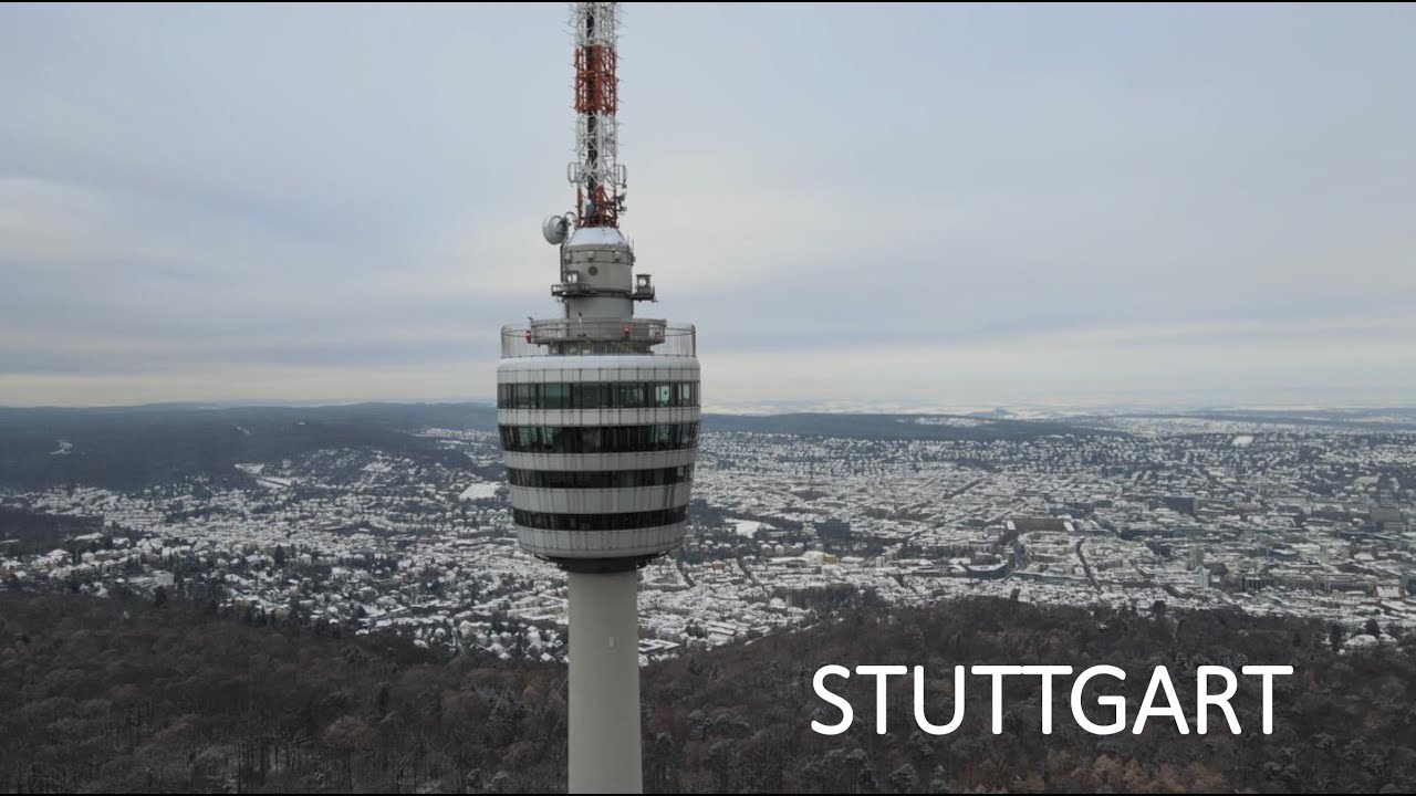 Winter in Stuttgart and vicinity | 4K