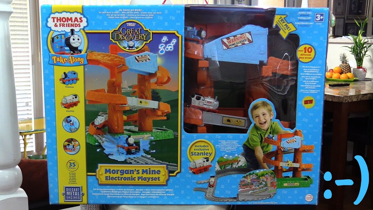 Thomas & Friends Take N Play: Morgan's Mine Electronic Playset Unboxing & Playtime 1 of 2